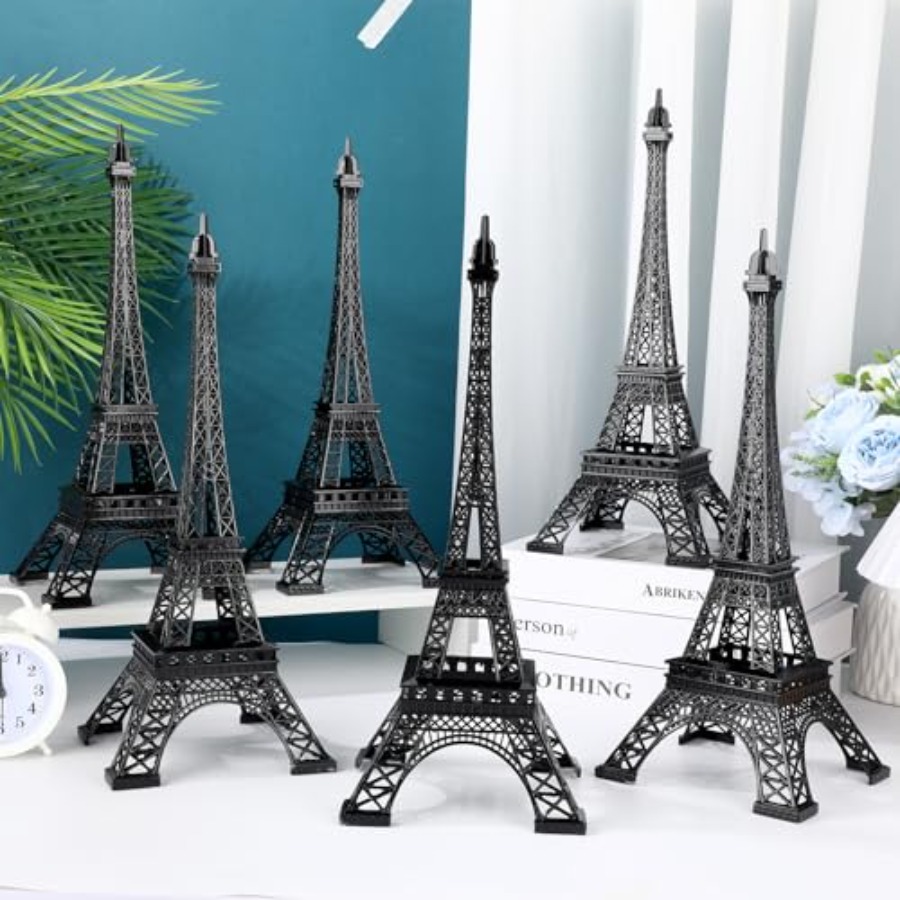 Art Craft Model - 6 Pcs 15'' Eiffel Tower Statue