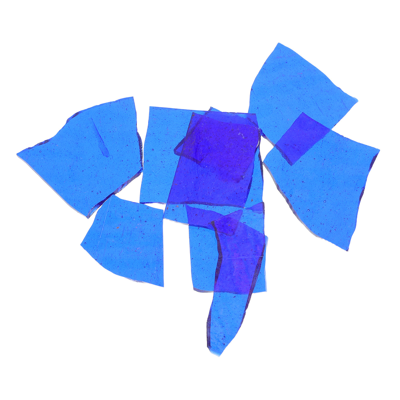 Art Craft Project - Colored Glass Slices Confetti Jewelry Making