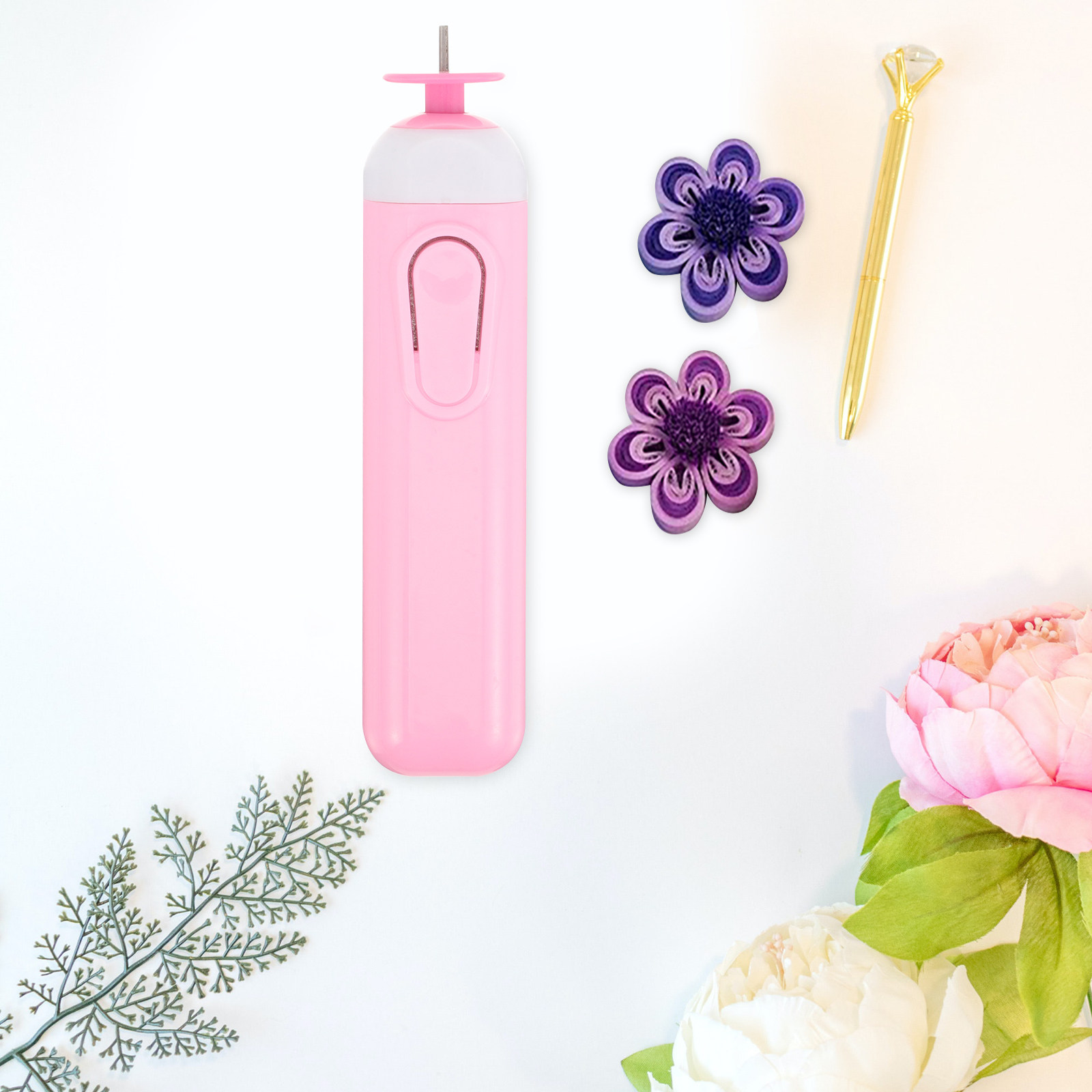 Art Quilling Craft - Electric Quilling Pen Set Multiple Sizes