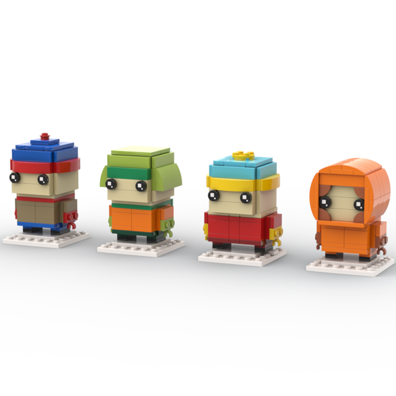 Art Craft Gift Ideas - 336pcs MOC South Park BrickHeadz Model