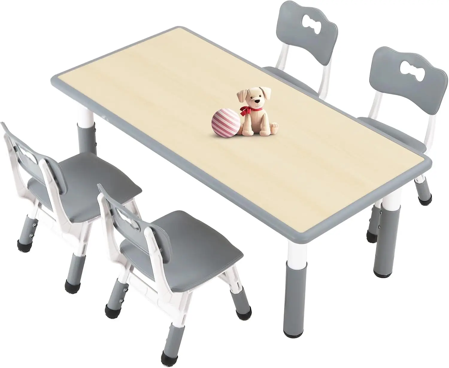 Art Craft Toddlers - Kids Table and 4 Chairs Set
