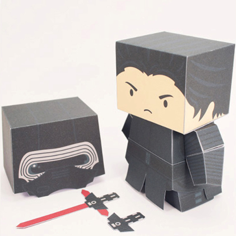 Art Craft Cardboard - DARK APPRENTICE Paper Model Mini 3D