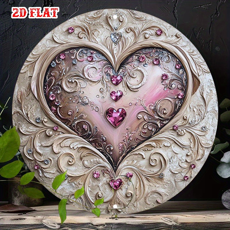 Heart Shaped Iron Wall Art wit - Art Craft Restaurant review and price
