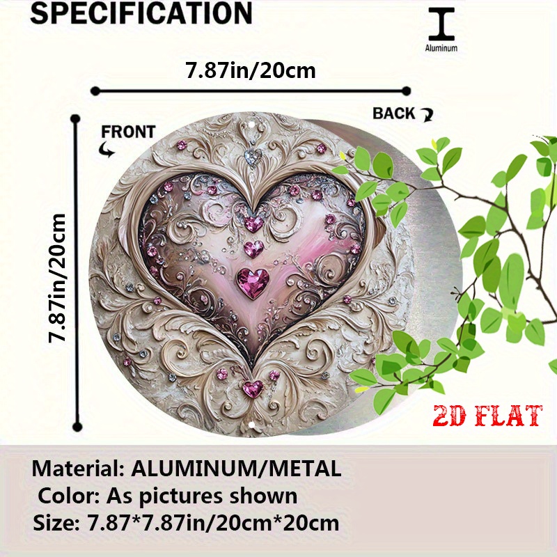 Heart Shaped Iron Wall Art wit - Art Craft Restaurant review and price