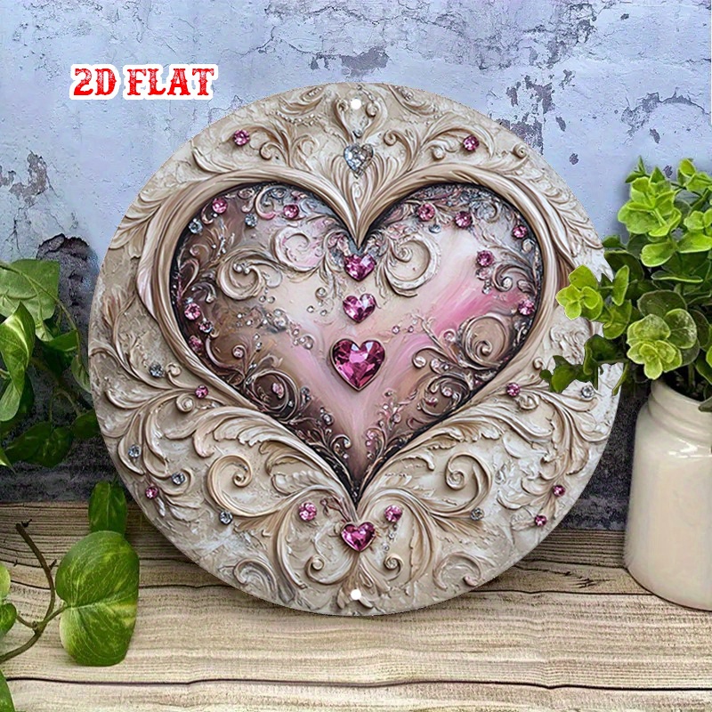 Heart Shaped Iron Wall Art wit - Art Craft Restaurant review and price