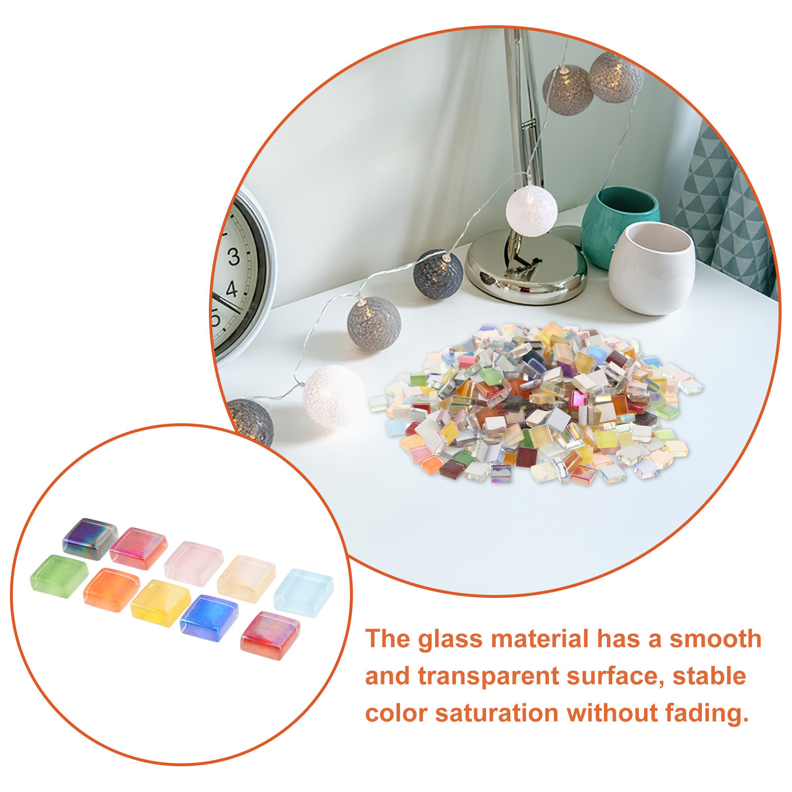 450Pcs Glass Mosaic Materials  - Art Craft Project review and price
