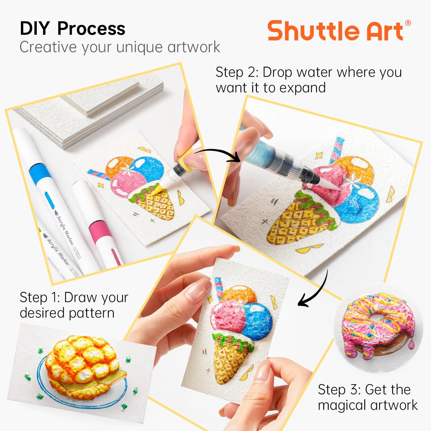 3D Puffy Foam Texture Painting - Art Craft Toys review and price