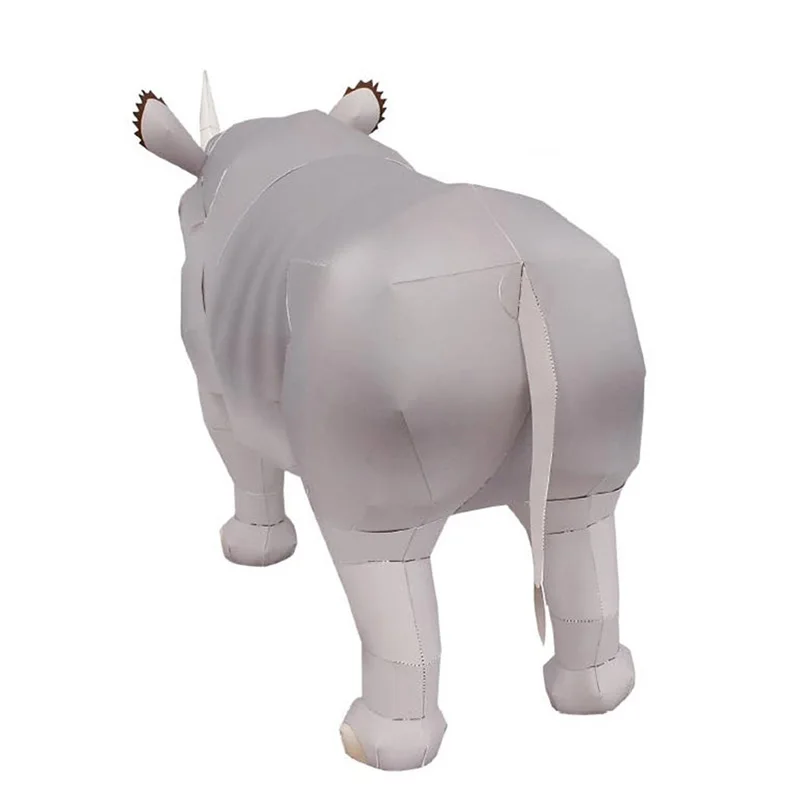 Rhinoceros Hook-lipped Handmad - Art Craft Cardboard review and price