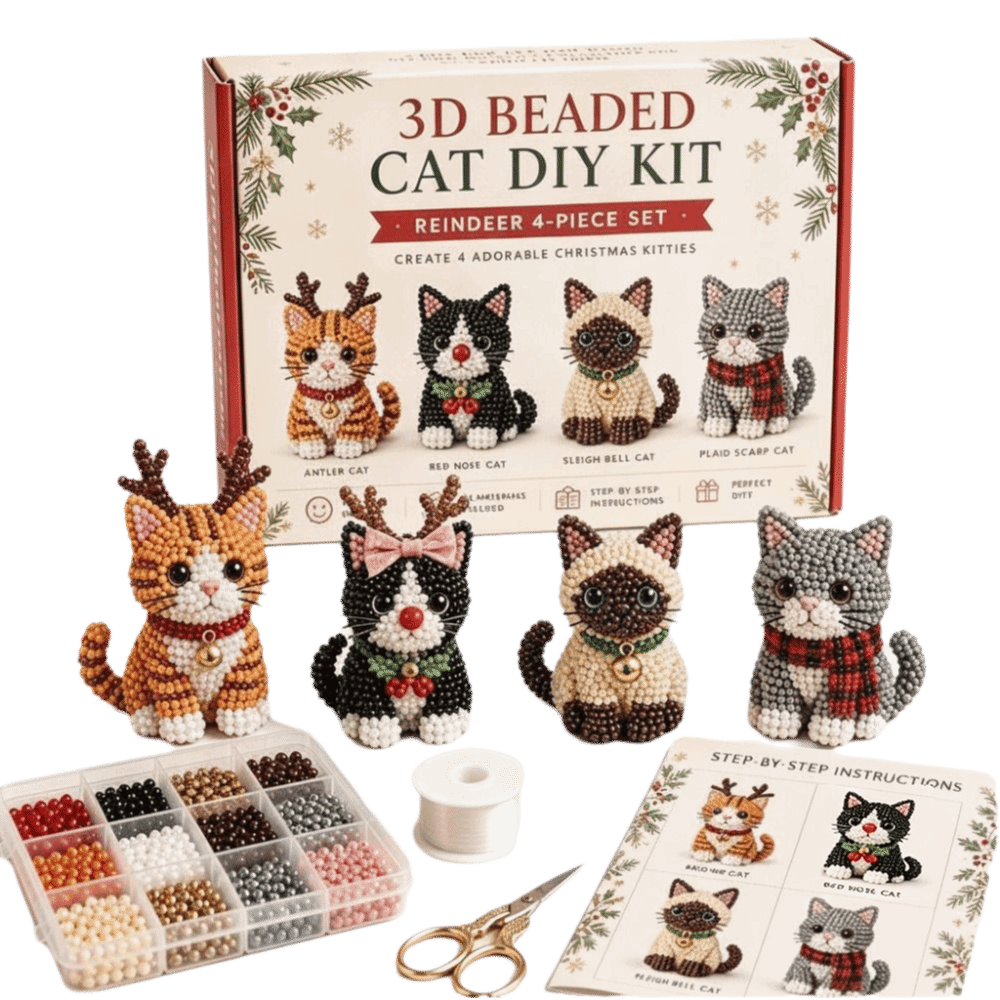 Tiny Beads 3D Beaded Animal Ki - Art Craft And Design review and price