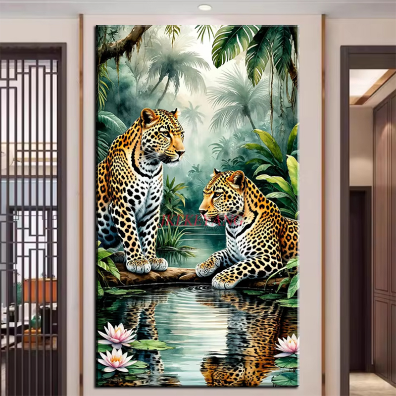 New Jungle Forest Landscape 5D - Art And Craft Jungle review and price