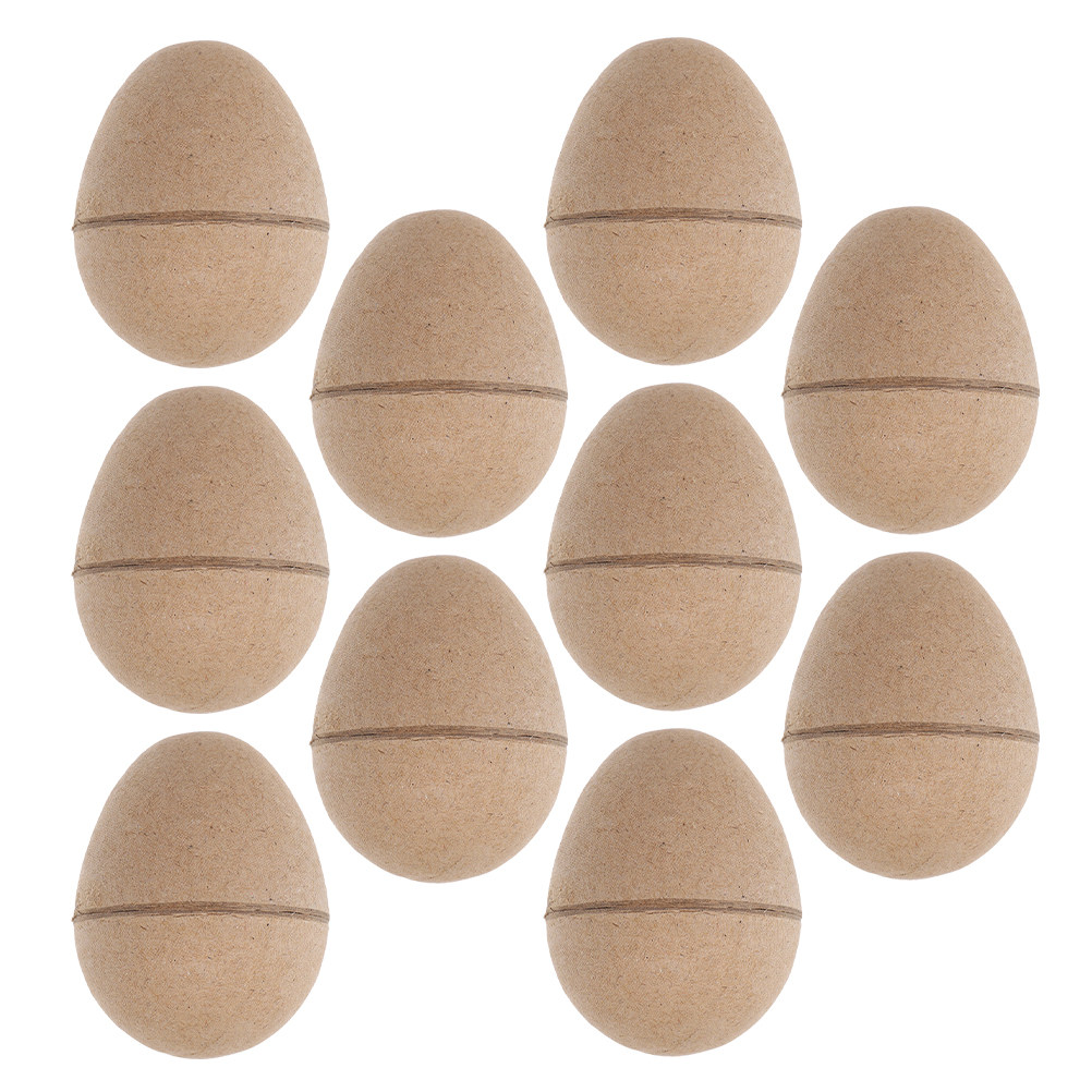 10Pcs Craft Paper Eggs DIY Bla - Art Craft Project review and price