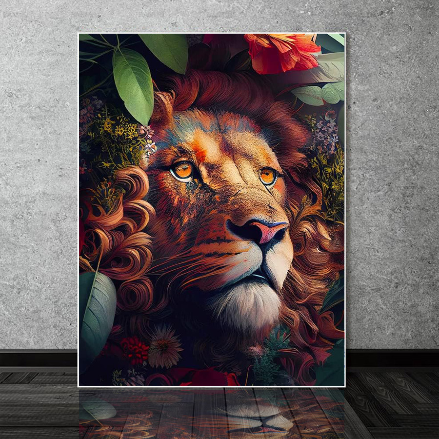 Jungle Lion Avatar Diamond Pai - Art And Craft Jungle review and price