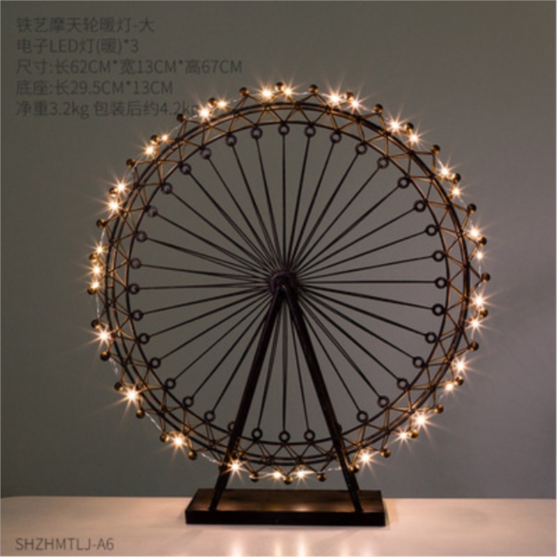 Iron art Ferris wheel decorati - Art Craft Restaurant review and price