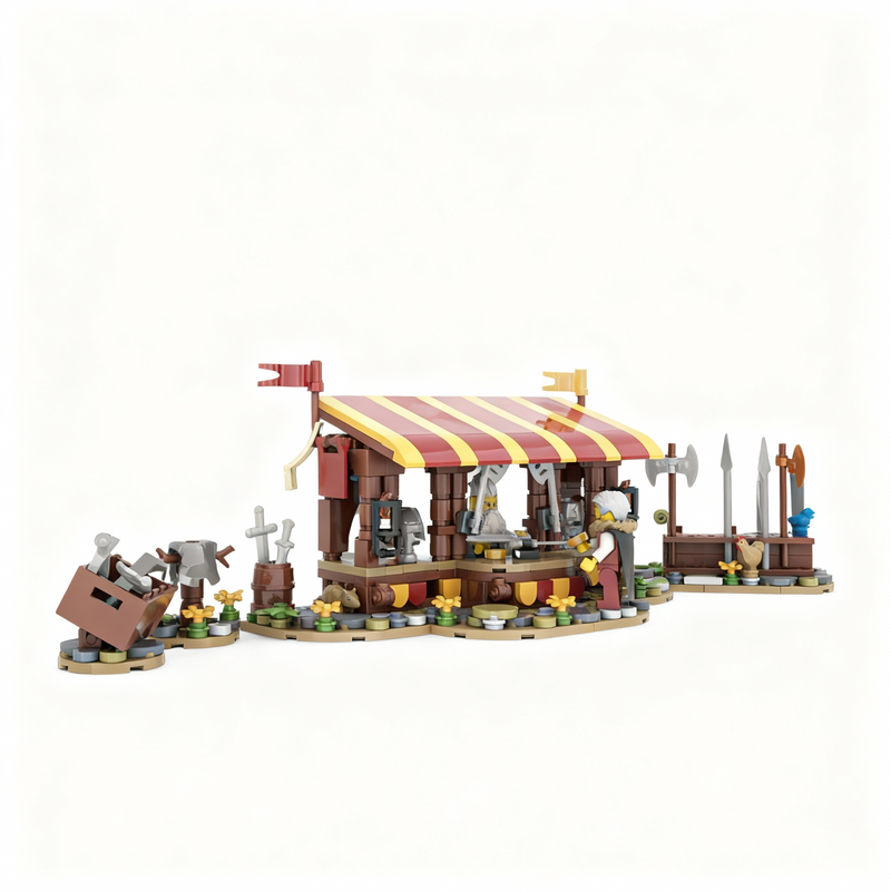 367pcs MOC Armor Market Castle - Art Craft Ideas For Christmas review and price