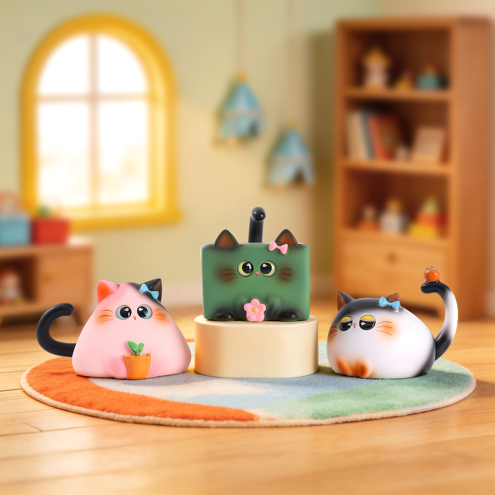 Blind Box Cat Figurine Resin C - Art Craft Table review and price