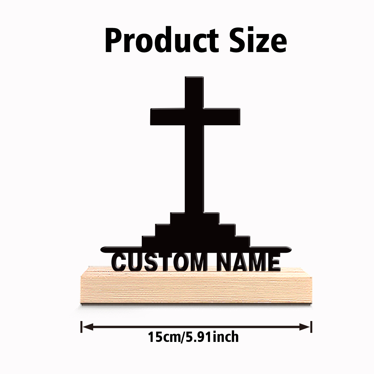 1pc Simple Holy Cross Custom T - Art Craft Table review and price