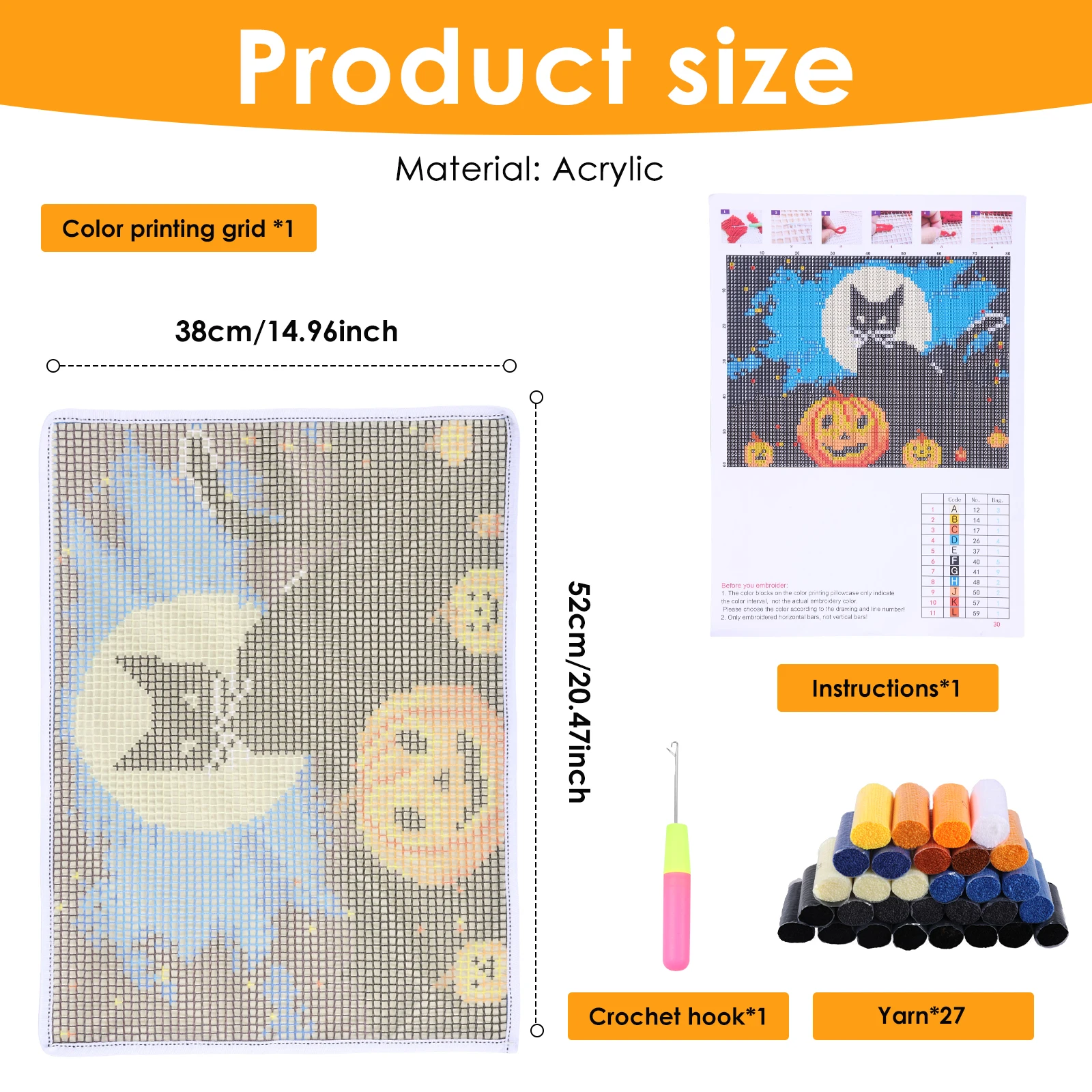 Latch Hook Kits DIY Animal Pat - Punch Needle Kit review and price