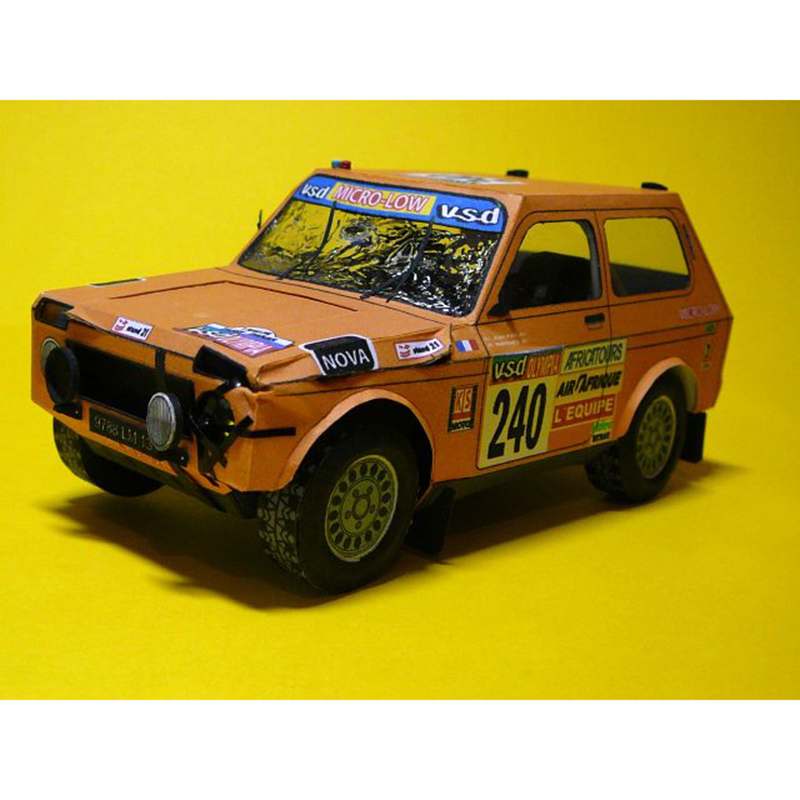 LADA NIVA 1985 1:32 Dakar Rall - Art Craft Cardboard review and price