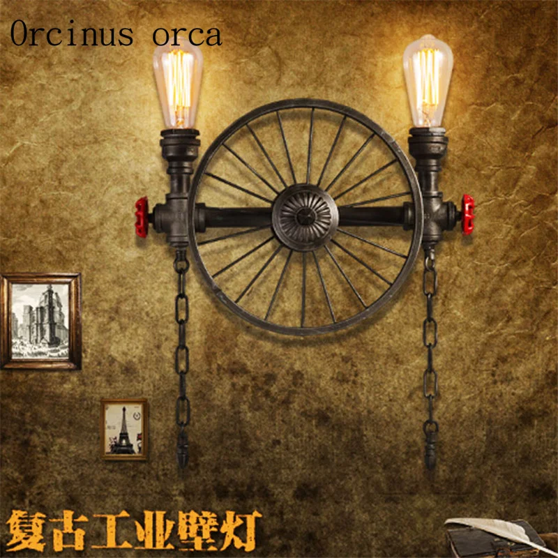 Water pipe wall lamp, American - Art Craft Restaurant review and price