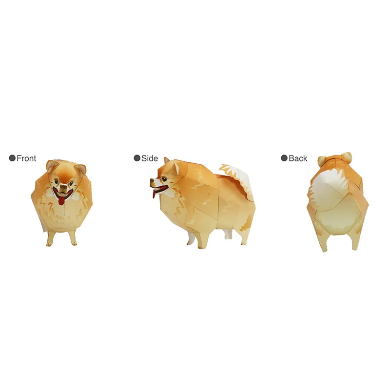 Pomeranian Dog Folding Origami - Art Craft Cardboard review and price