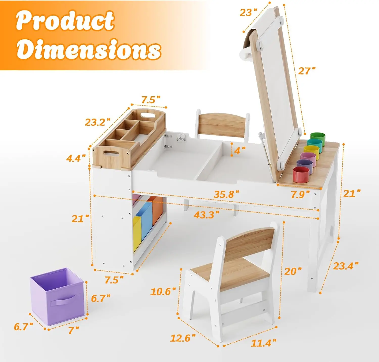Kids Art Table and Chair Set w - Art Craft Toddlers review and price