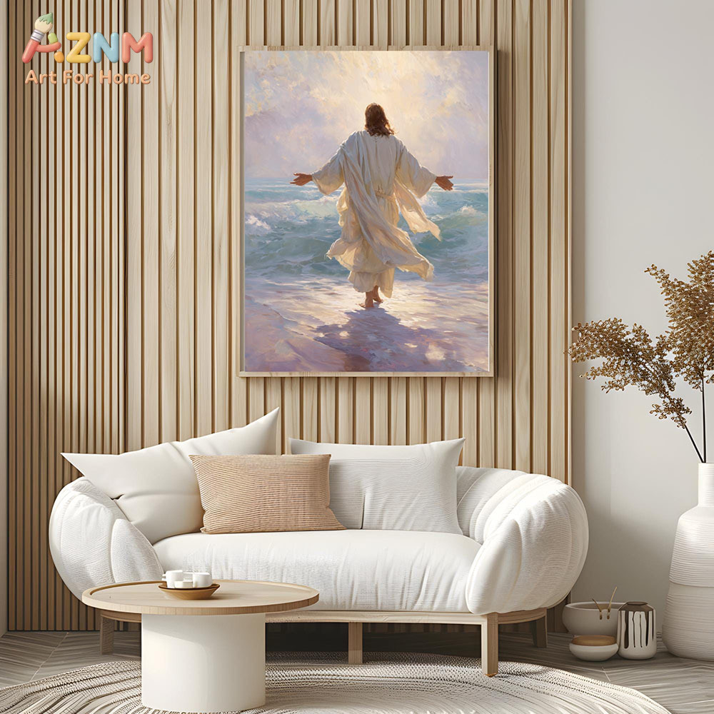 AZNM Jesus Christ Canvas Print - Art Craft Toys review and price