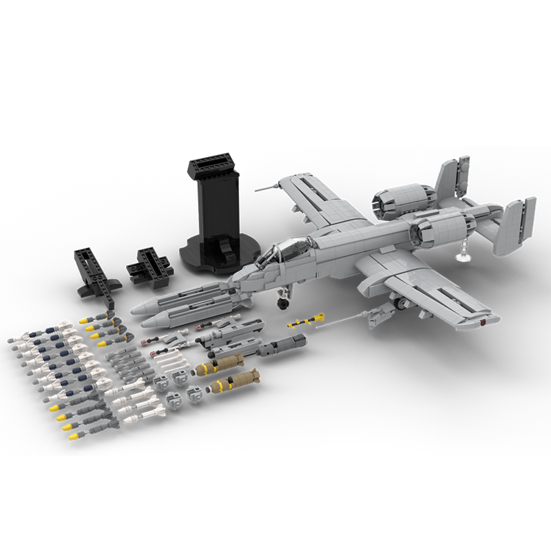 2468pcs MOC A-10 Warthog Model - Art Craft Ideas For Christmas review and price
