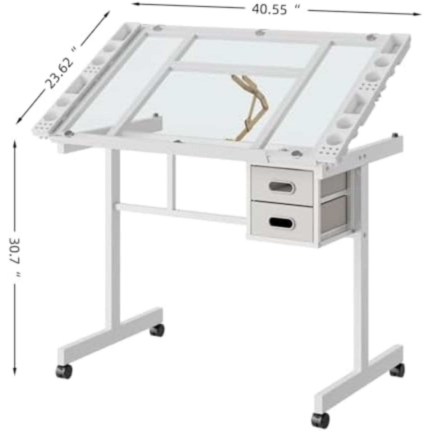 Rolling Drafting Table Desk, P - Art Craft Table review and price