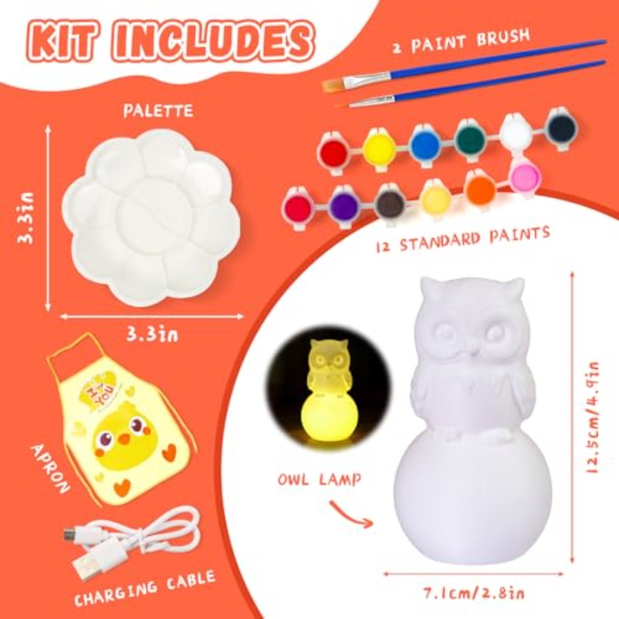 Paint Your Own Lamp Kit, Arts  - Art Craft Toys review and price
