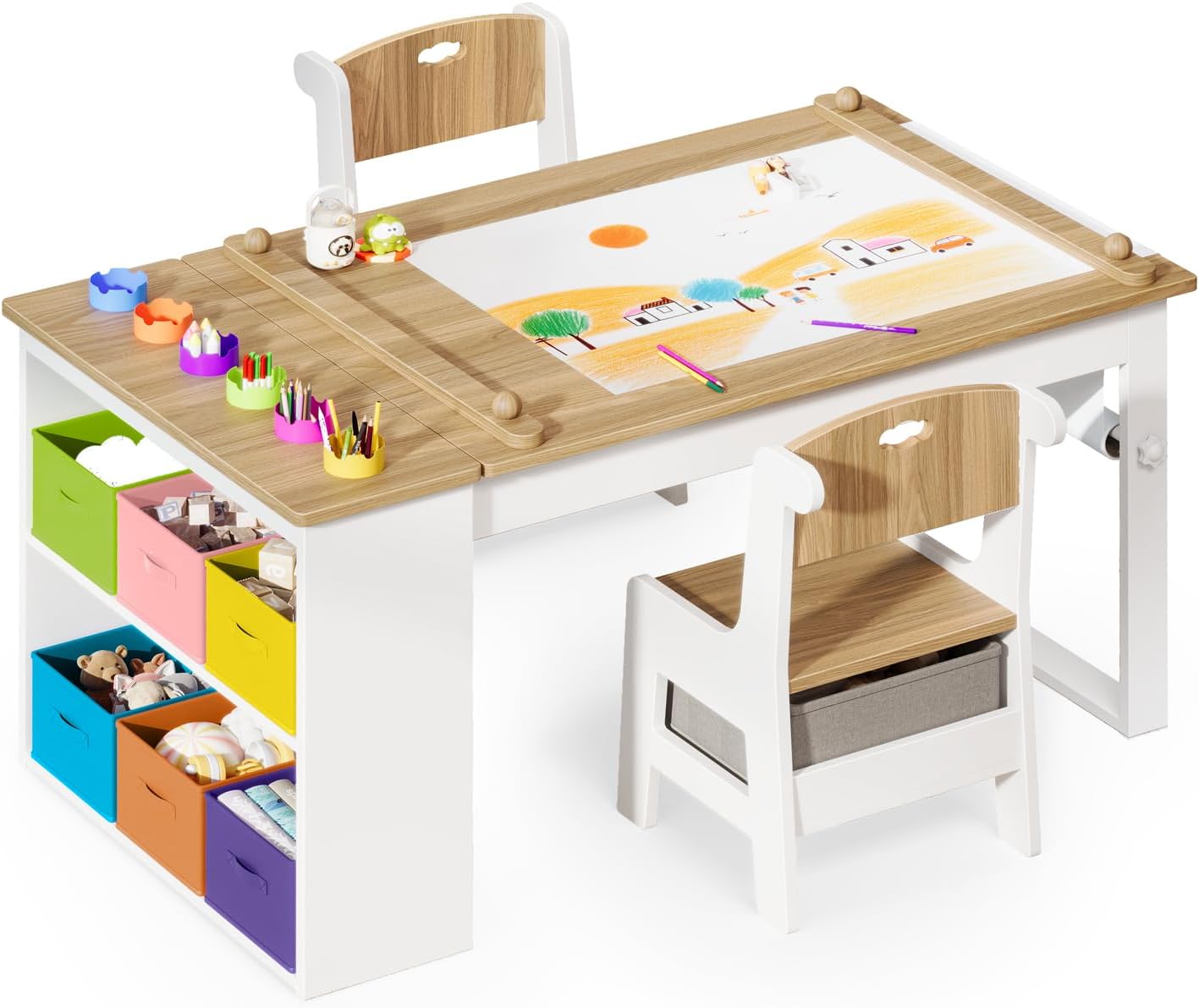 Kids Art Table and Chairs, Tod - Art Craft Toddlers review and price