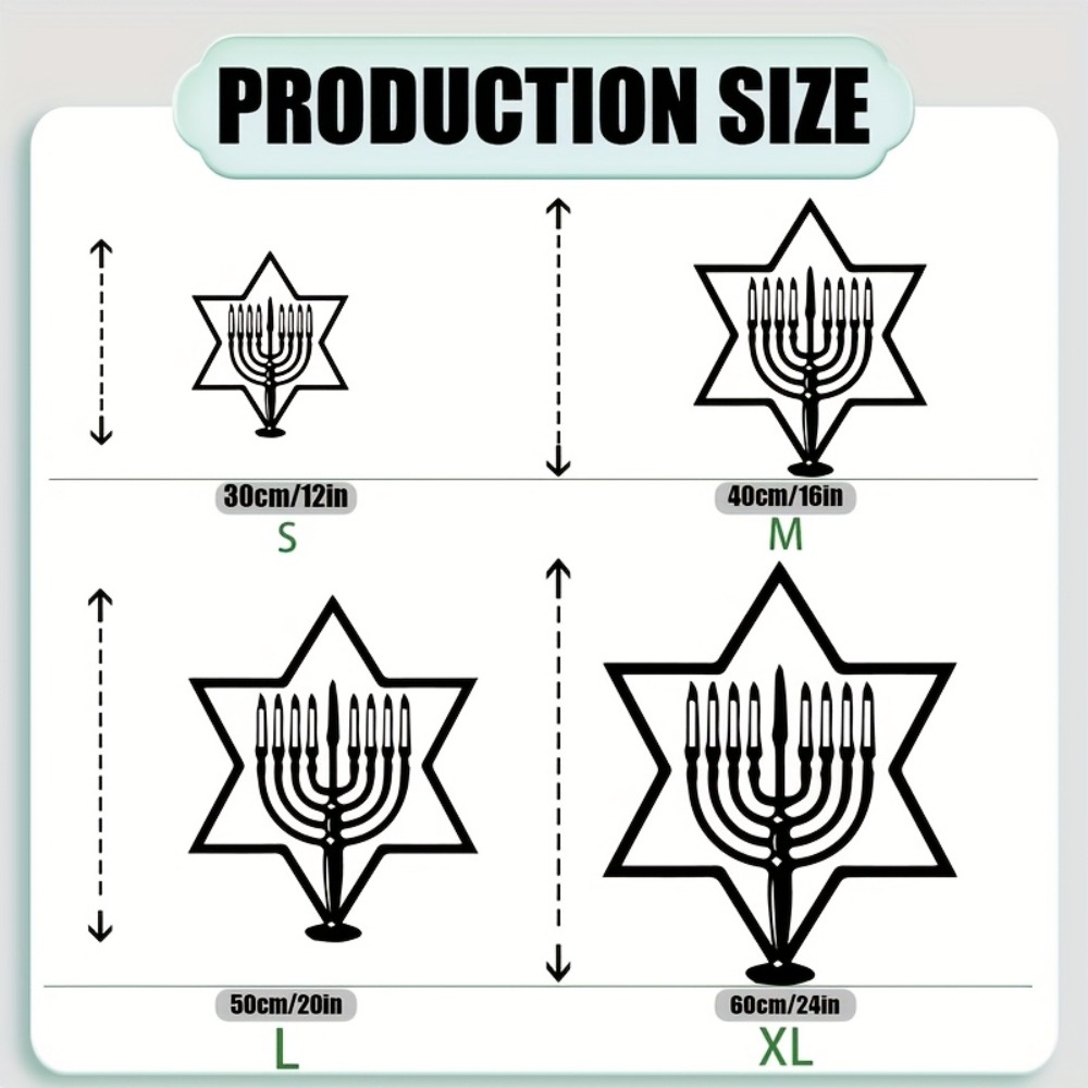 CIFBUY Metal Wall Art Menorah  - Art & Craft Paper Quilling review and price