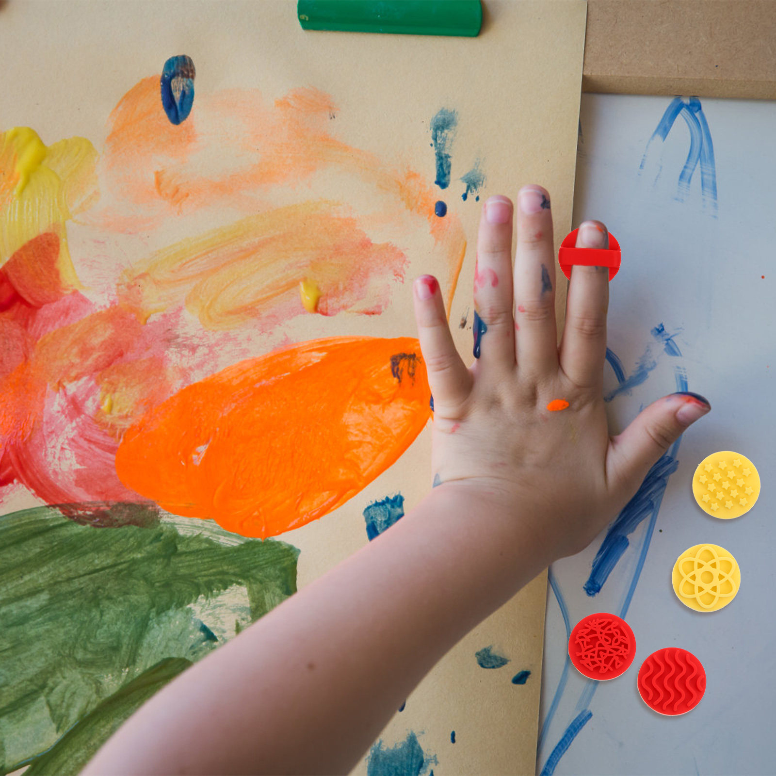 8Pcs Safe Stamps for Toddlers  - Art Craft Toddlers review and price