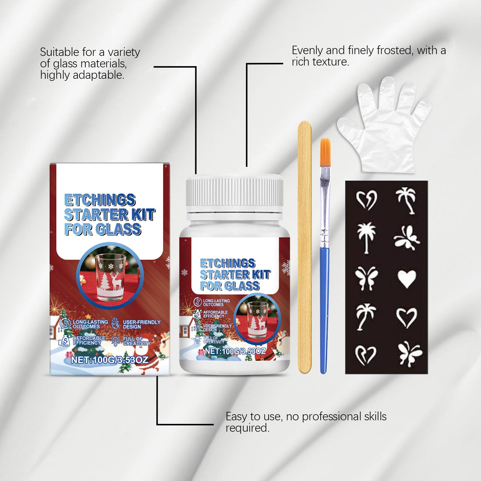 Glass Etching Kit Glass Etch S - Art Craft And Design review and price