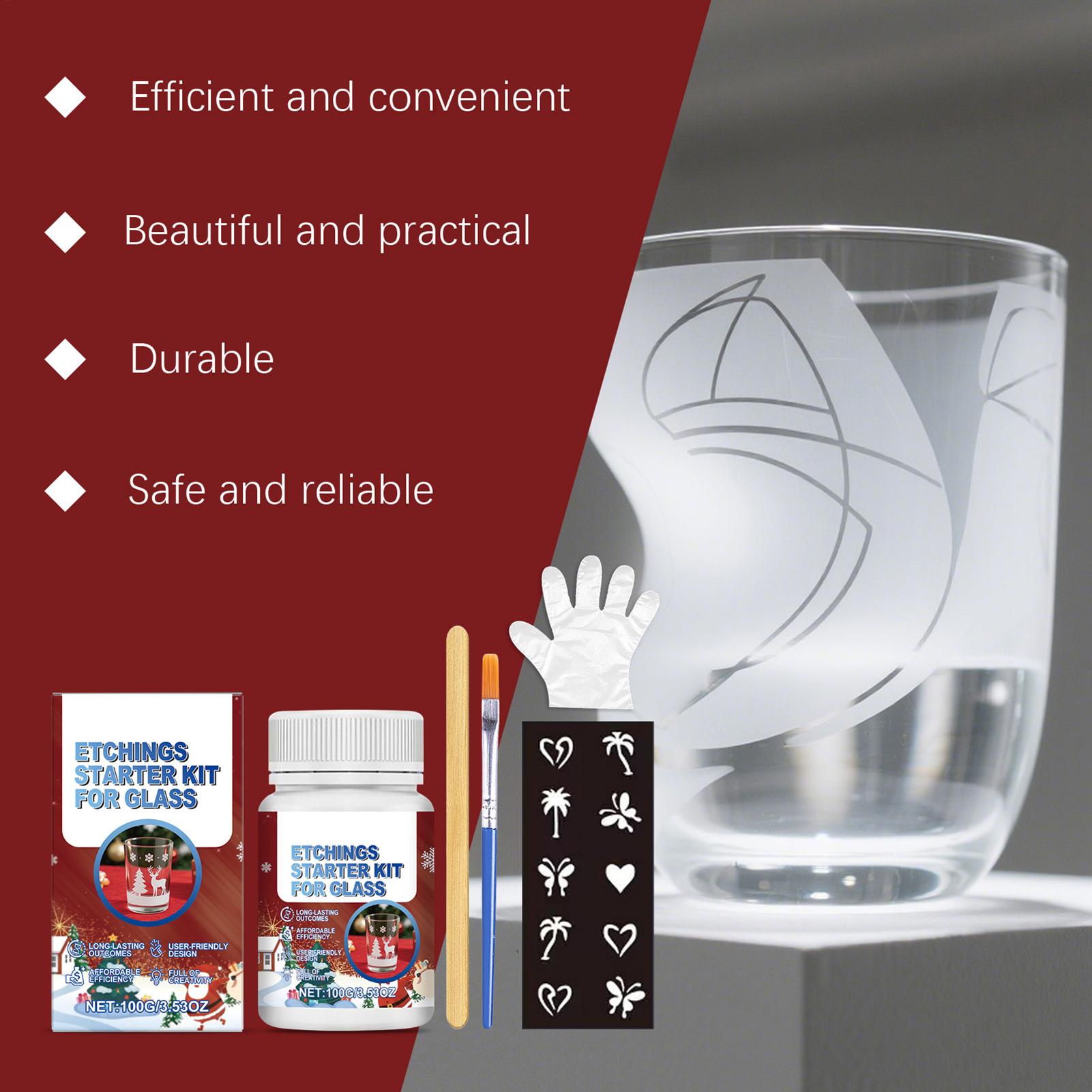 Glass Etching Kit Glass Etch S - Art Craft And Design review and price