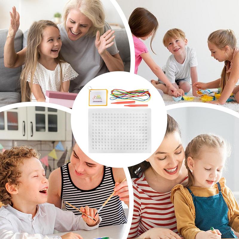 Thread Board For Kids Colorful - Art Craft Toddlers review and price