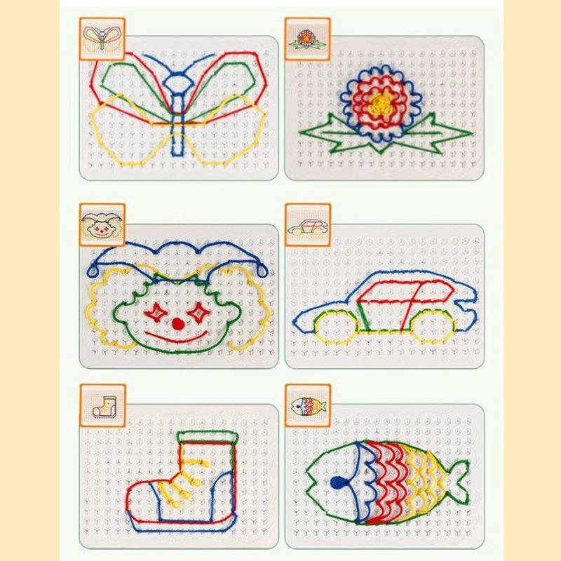 Thread Board For Kids Colorful - Art Craft Toddlers review and price