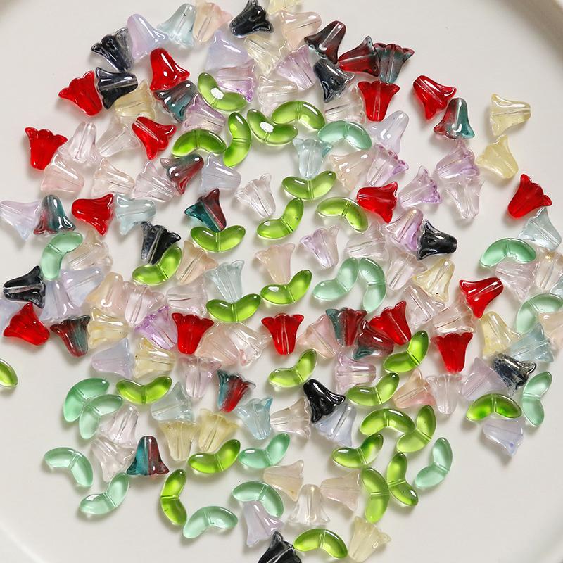 Lampwork  Flower Beads 30Pcs M - Art Craft Project review and price