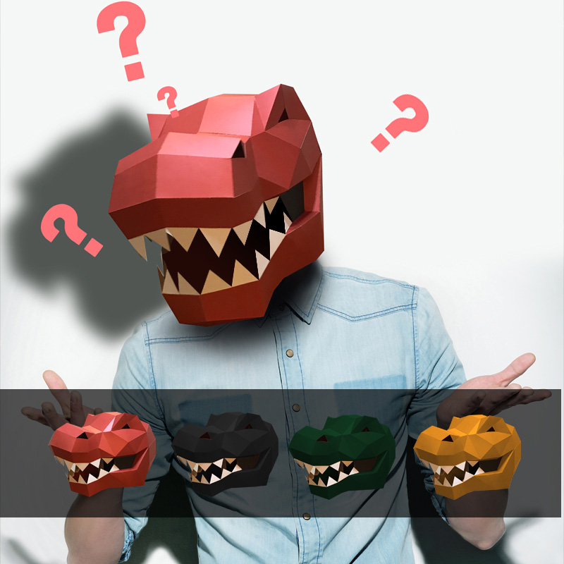 Tyrannosaurus Rex Animal Mask  - Art Craft Cardboard review and price