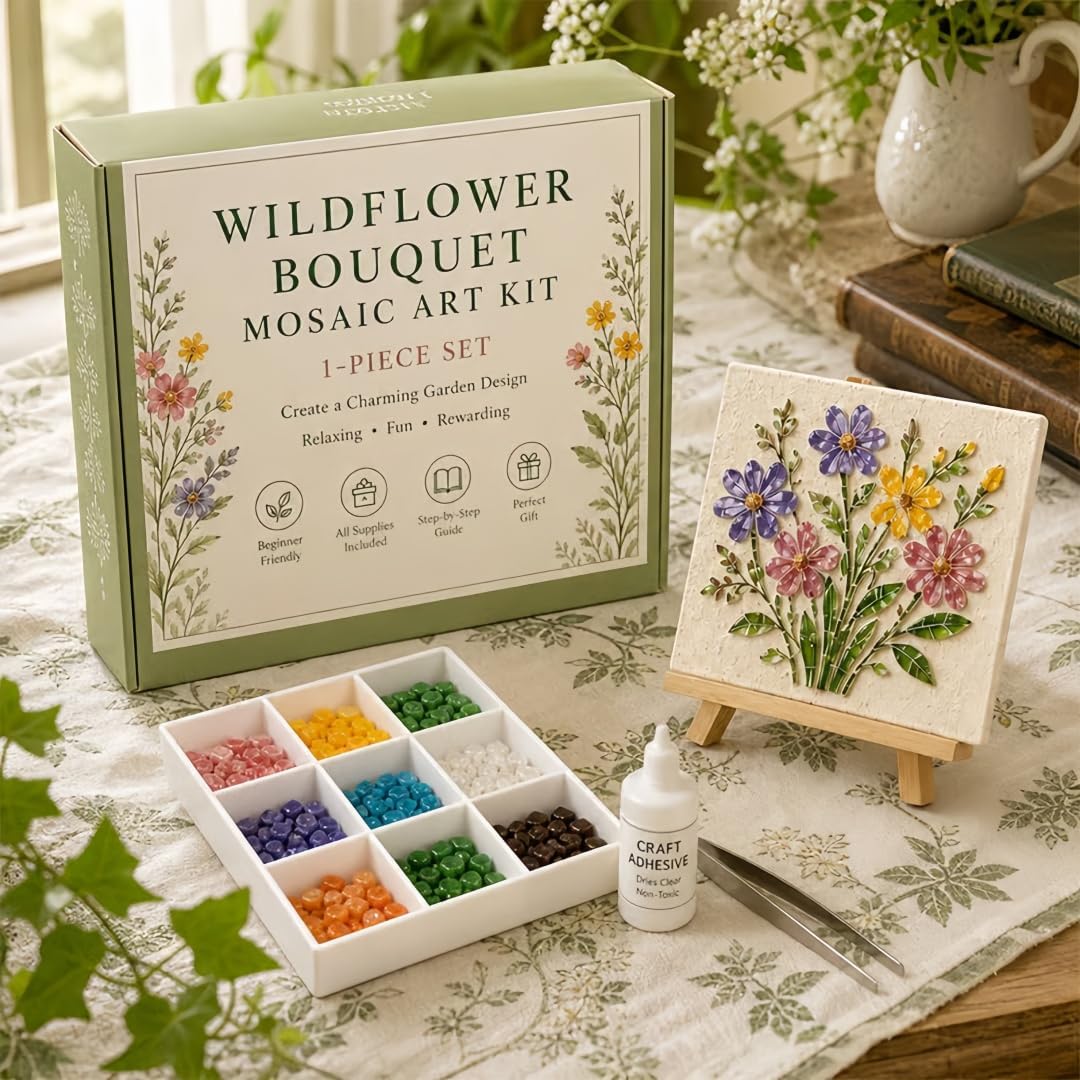 Watering Can Mosaic Art Kit Fl - Art Craft And Design review and price