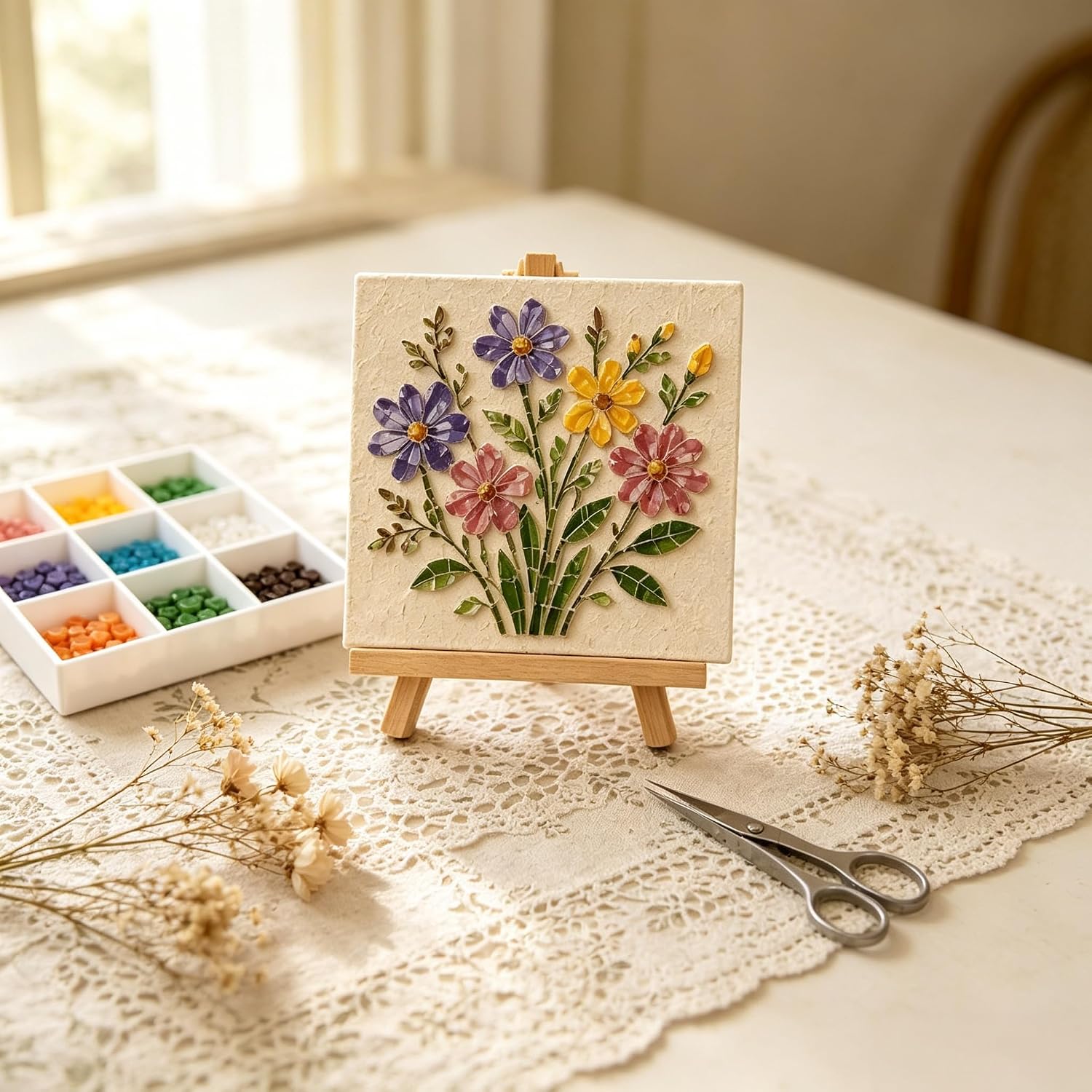 Watering Can Mosaic Art Kit Fl - Art Craft And Design review and price