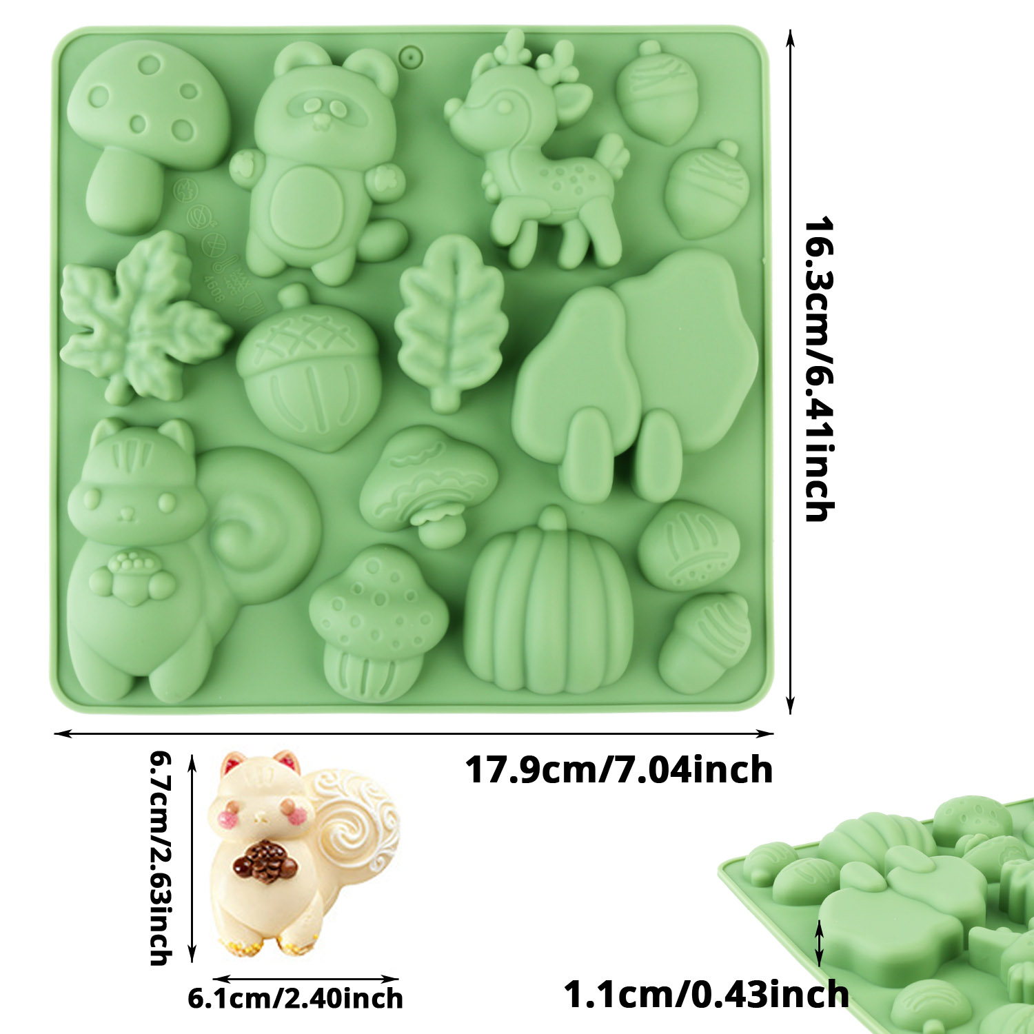 1 Silicone Cake Mold in the Sh - Art Craft Model review and price