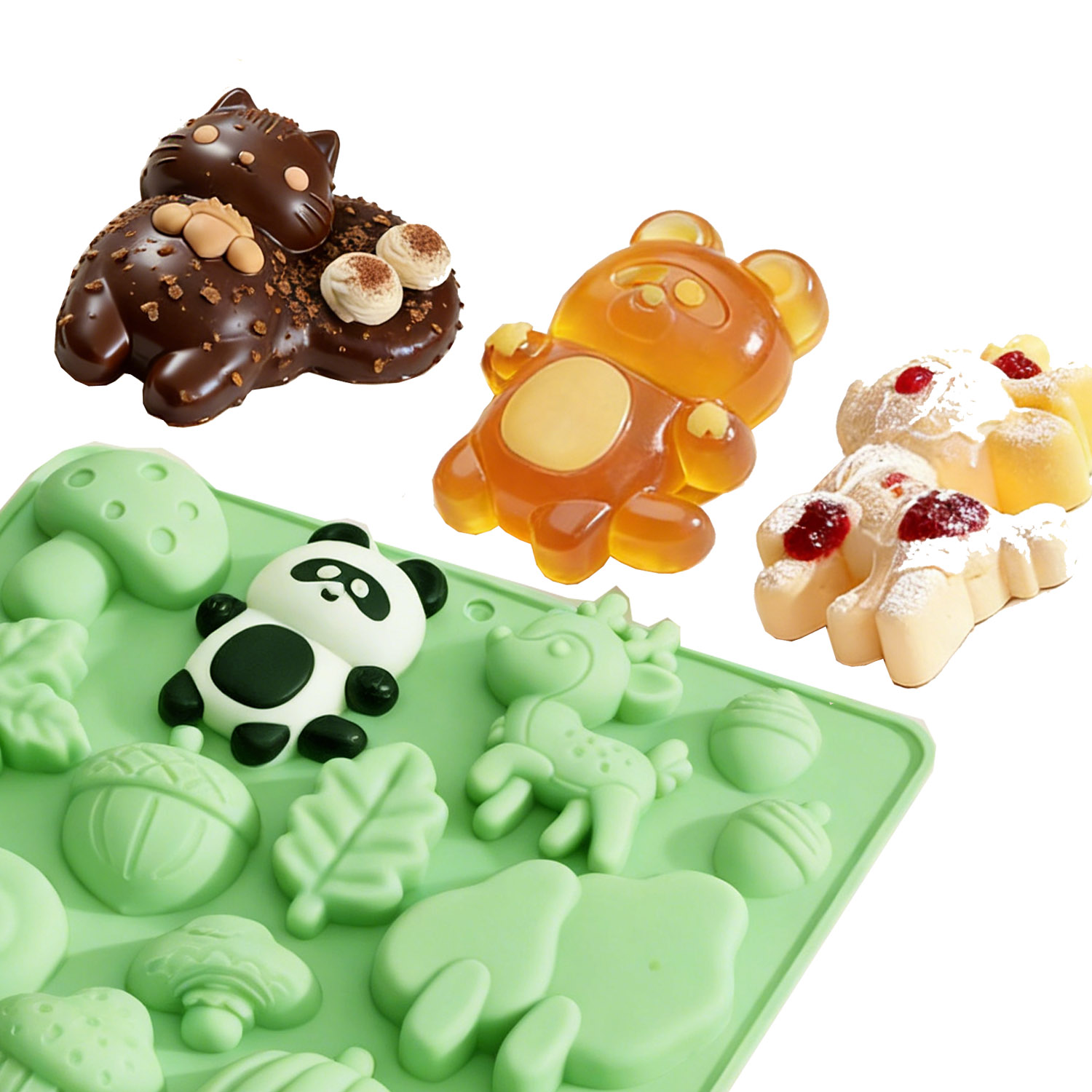 1 Silicone Cake Mold in the Sh - Art Craft Model review and price