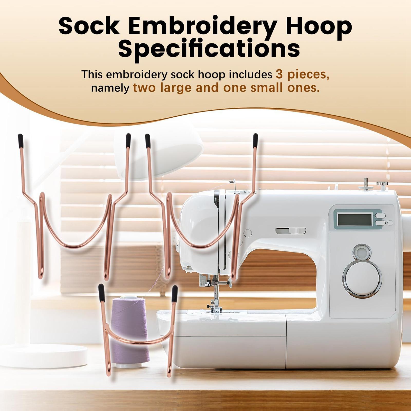 3 Pieces Sock Hoop for Embroid - Embroidery Hoop Kit review and price