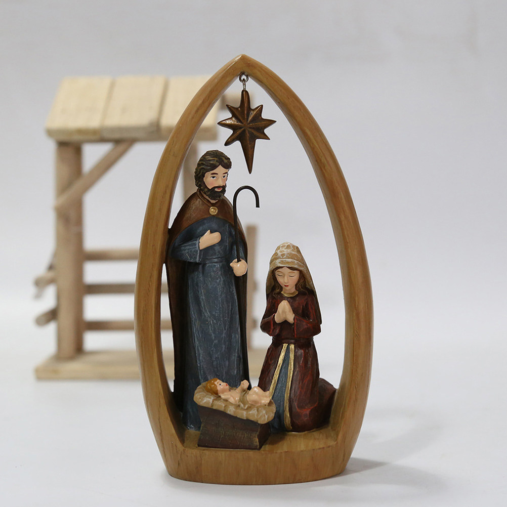 1Pcs Nativity Scene Christian  - Art Craft Restaurant review and price