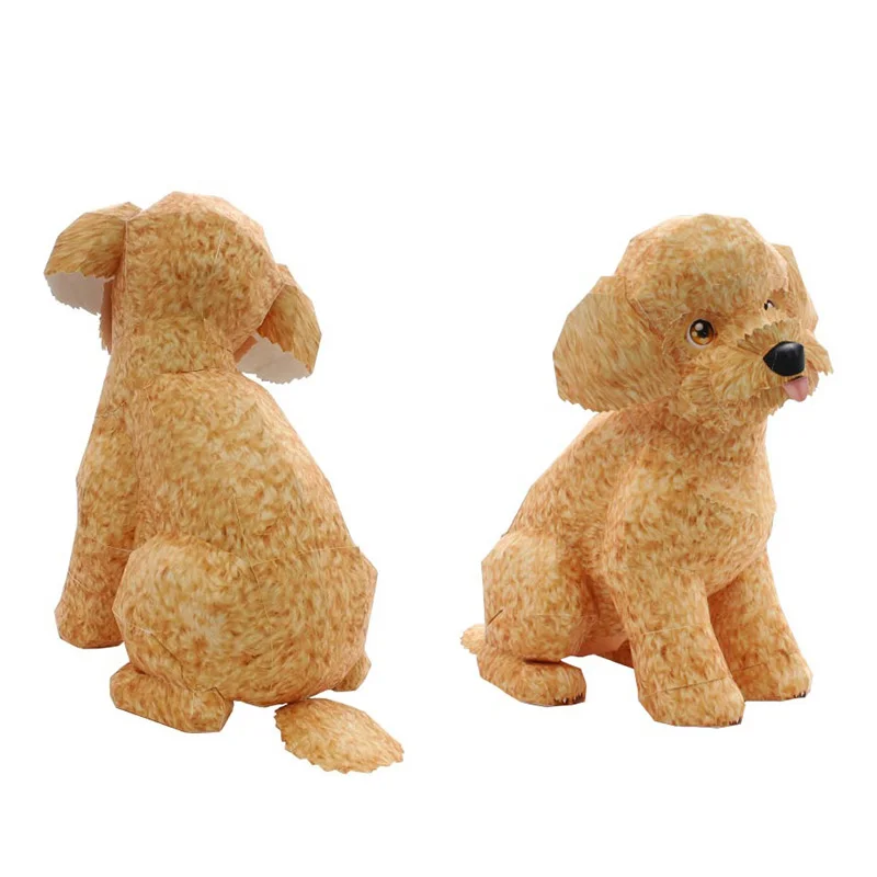 Toy Poodle Dog Folding Origami - Art Craft Cardboard review and price