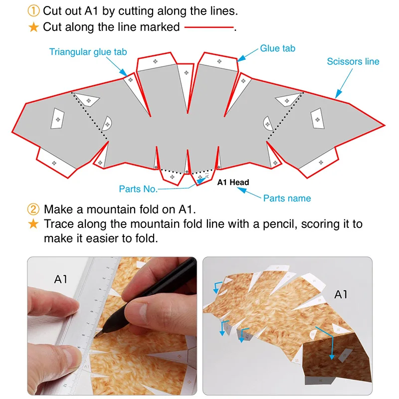 Toy Poodle Dog Folding Origami - Art Craft Cardboard review and price