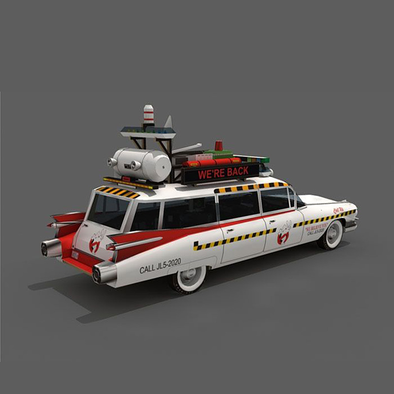 Ghostbusters Car Ecto-1A 1:20  - Art Craft Cardboard review and price