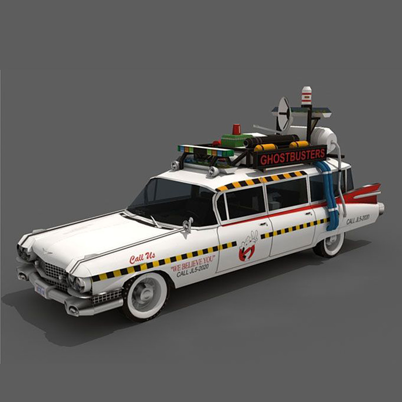 Ghostbusters Car Ecto-1A 1:20  - Art Craft Cardboard review and price