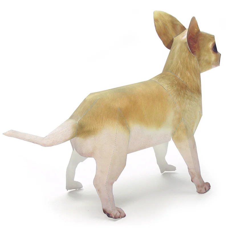 Chihuahua Dog Origami Art Pet  - Art Craft Cardboard review and price