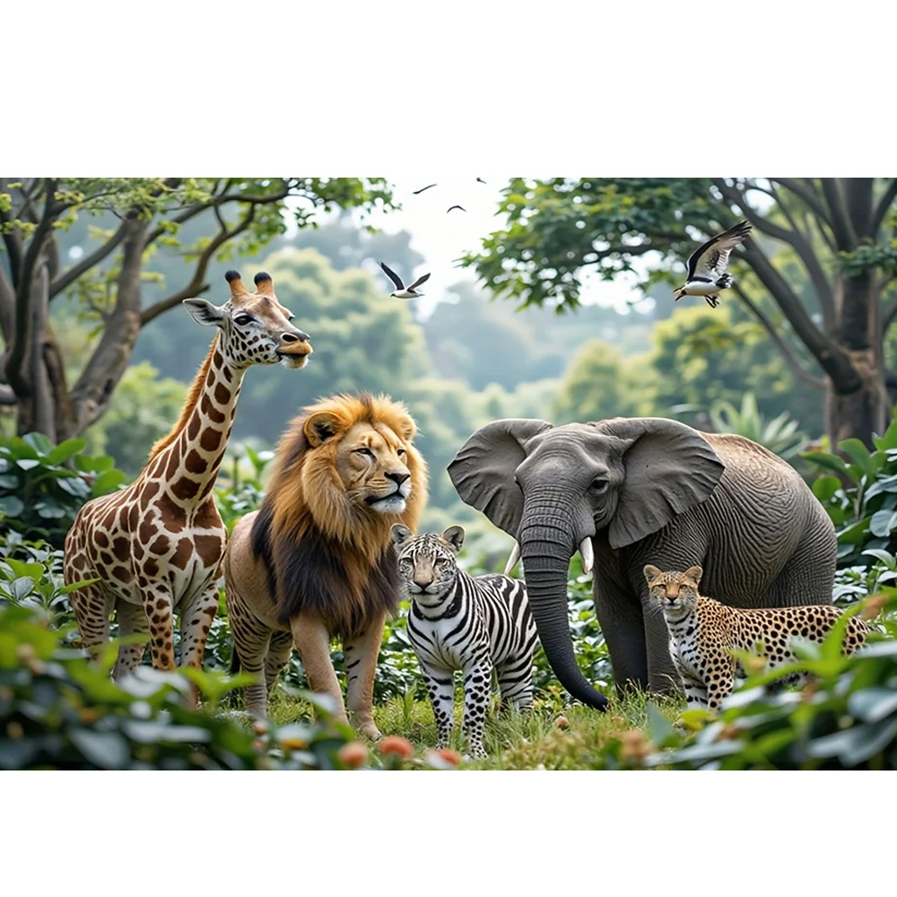 Jungle Wildlife Animals Advent - Art And Craft Jungle review and price